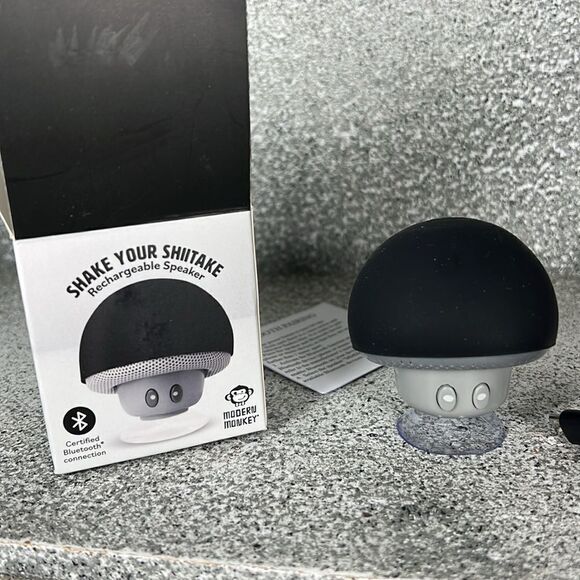 NIB Shake Your Shiitake Mini Mushroom Wireless Bluetooth Portable Speaker - Picture 3 of 11